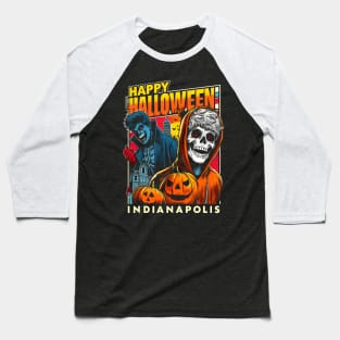 Indianapolis Halloween Baseball T-Shirt